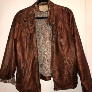 Bronze Leather Jacket